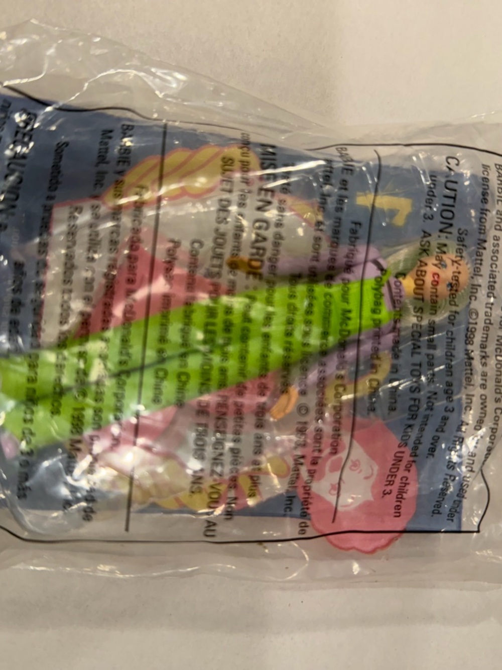 McDonald vintage Barbie toy